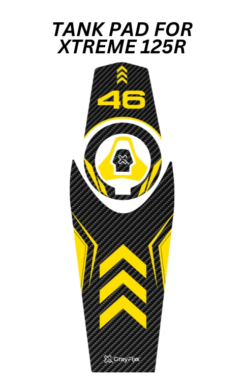 Tank Pad Compatible with Xtreme 125R | Xtreme 125 Sticker, Pack of 1